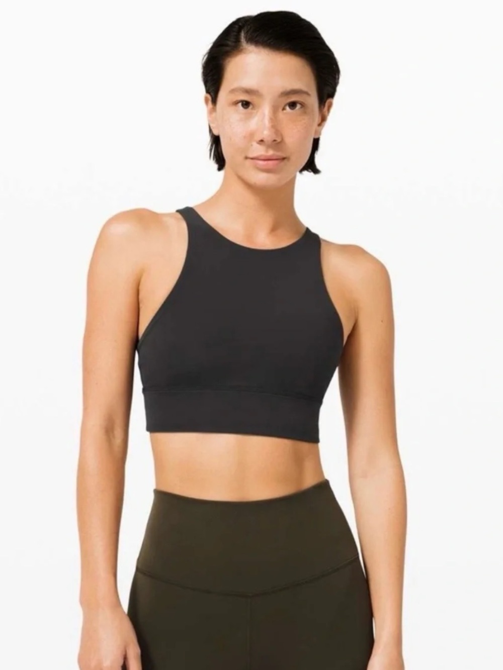 Lululemon energy high neck bra in black